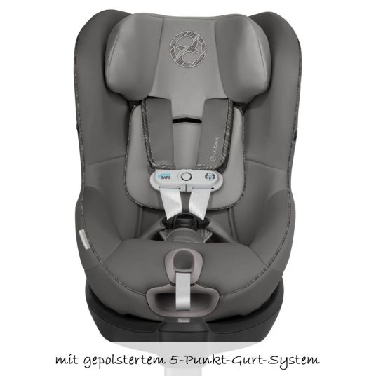 Cybex Reboarder child seat Sirona S i-Size with Sensorsafe incl. Base M - Manhattan Grey Mid Grey