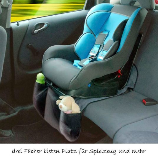 Diago Autositz-Schutzunterlage mit Taschen