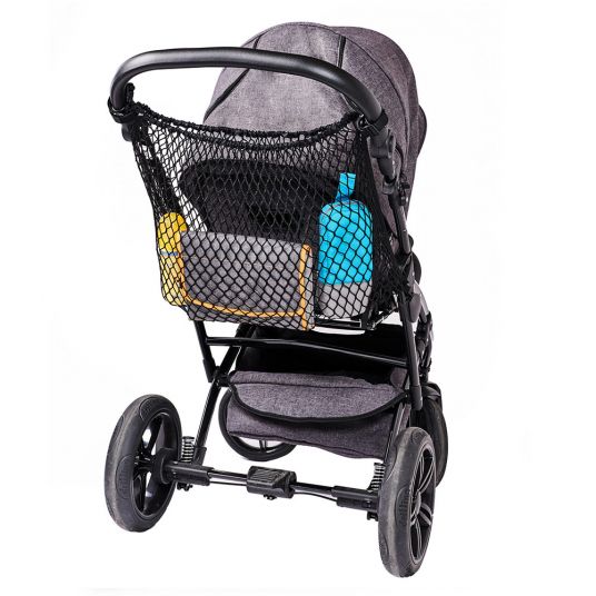 Diago Einkaufsnetz XL für Kinderwagen - Schwarz