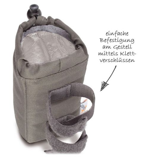 Diago Bottle holder for stroller - Grey