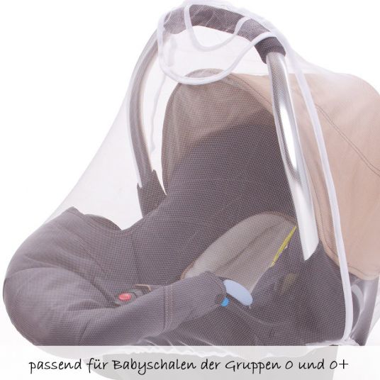 Diago Insect screen for baby car seat - White