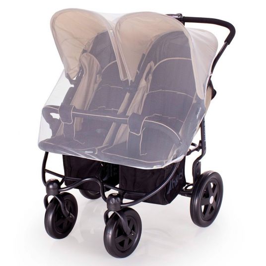 Diago Insect screen for twin stroller - White