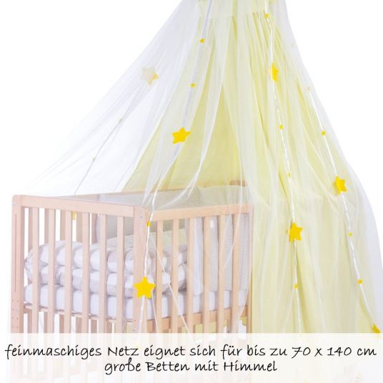 Diago Insect screen Star Sky for crib with canopy - White