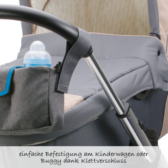 Diago Kinderwagen-Organizer - Grau Blau
