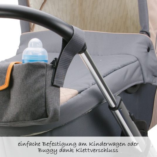 Diago Kinderwagen-Organizer - Grau Orange