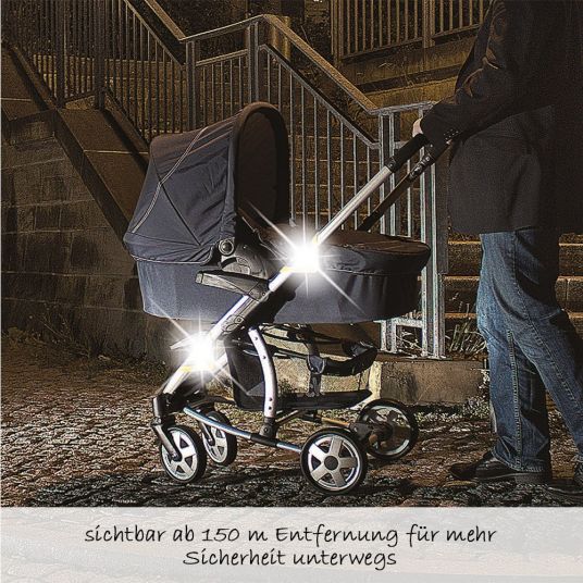 Diago Reflektoren für Kinderwagen - 2er Pack  - Gelb