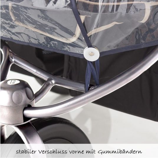 Diago Regenschutz Komfort für Zwillingswagen