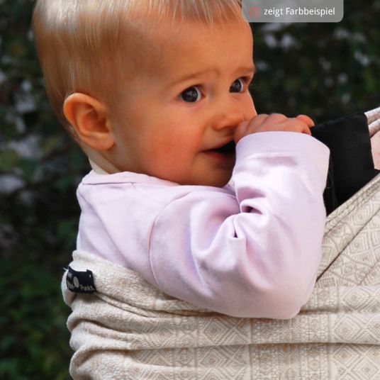 Didymos Babytragetuch ab Geburt - 3,5 kg - 20 kg - Anhock-Spreiz-Haltung, Bauch-, Rücken- und Hüfttrageweise, 100 % kbA-Baumwolle 68 x 470 cm - Prima - Pastell