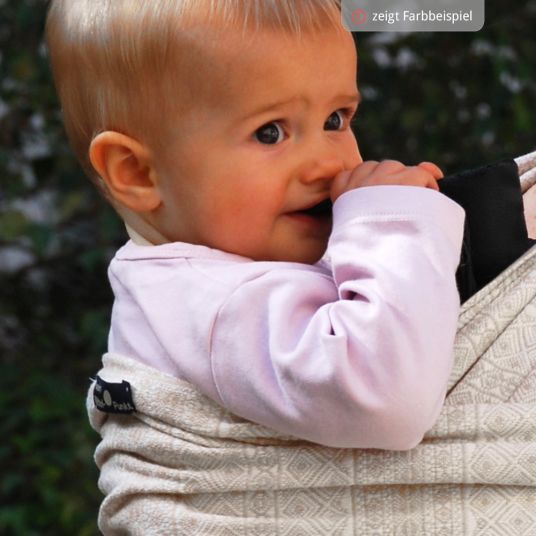 Didymos Baby sling from birth - 3.5 kg - 20 kg - spread-squat position, tummy, back and hip carry, 100% organic cotton 68 x 520 cm - Prima - Pastel