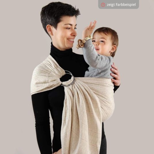 Didymos Baby sling DidySling from birth - 3.5 kg - 20 kg - hock-spread position, tummy, back and hip carry, 100% organic cotton - Prima - Aurora
