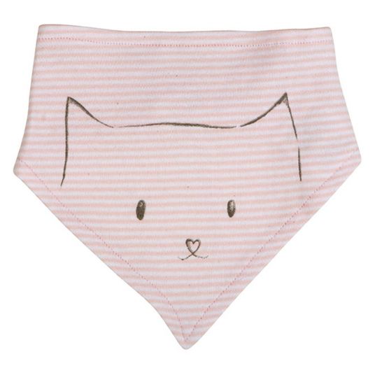 Dimotex Scarf cat - stripes - pink white