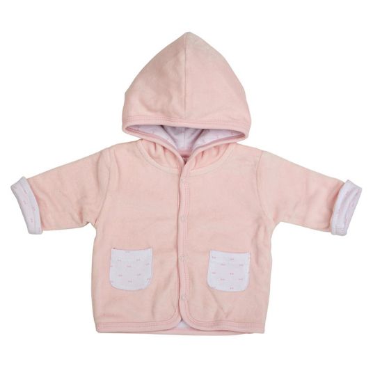 Dimotex Hooded Jacket Bow - Pink White - Size 56
