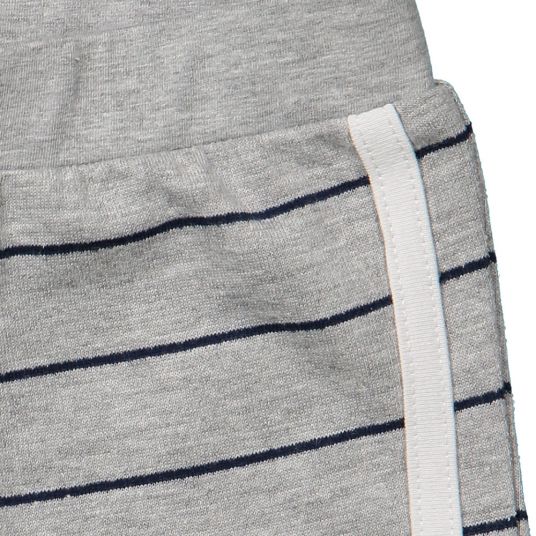 Dirkje 2-piece set T-shirt + shorts - Lazy Days Gray Melange - size 56