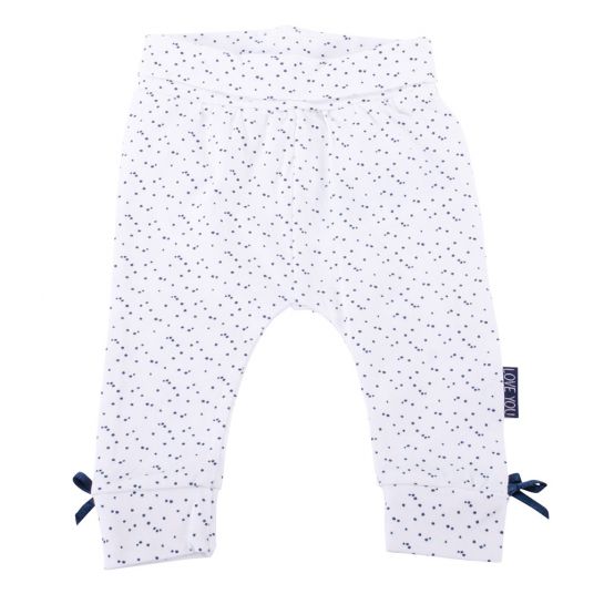 Dirkje 2-piece set wrap shirt + pants - dots offwhite - size 56
