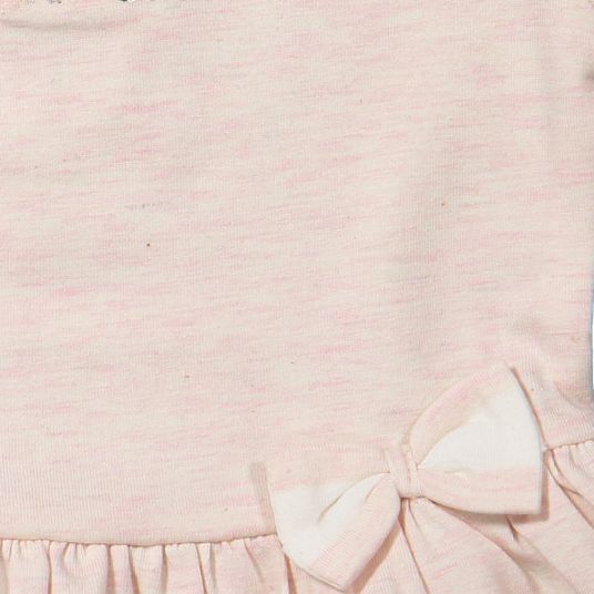Dirkje 3 pcs Set Dress + Bolero + Leggings - Little Miss Cutie Pink White - Size 56