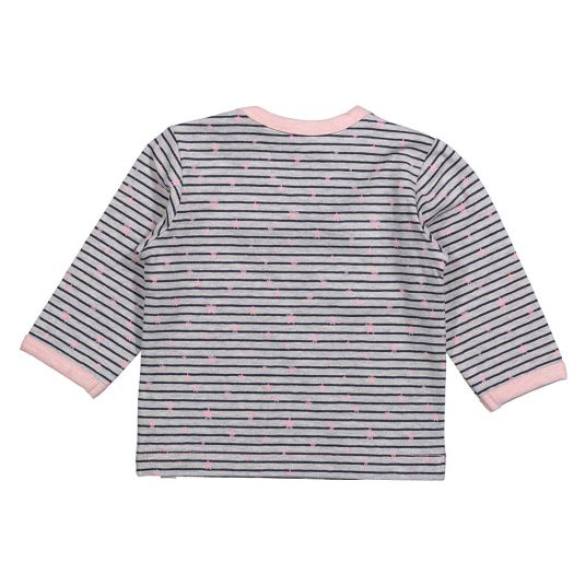 Dirkje Long sleeve shirt Sweet Stars - stripes gray - size 56
