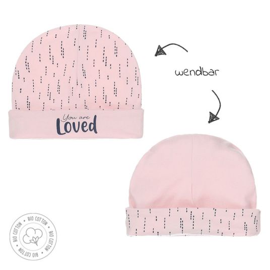 Dirkje Reversible cap - Girls - Pink - Size One