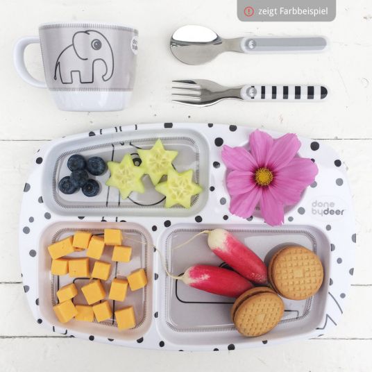 Done by Deer 4pcs Eat & Drink Dinnerware Set - Happy Dots - Pink