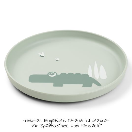 Done by Deer Learning to eat plate - Croco - Green