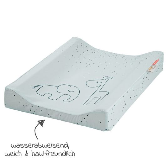 Done by Deer Foil changing mat 2-wedge - Dreamy Dots - Blue