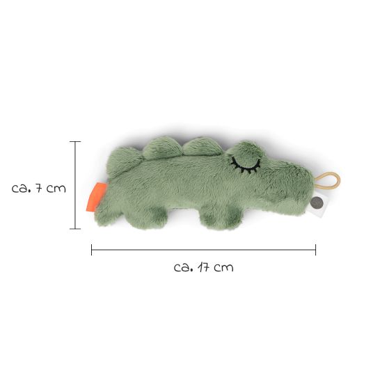 Done by Deer Mini toy / rattle - Croco - Green