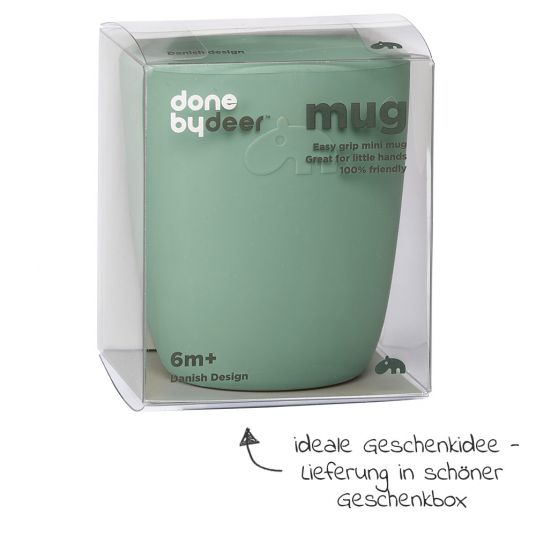 Done by Deer Silicone drinking cup - Green
