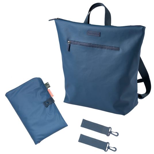 Done by Deer Changing backpack incl. changing mat & stroller attachment - Blue