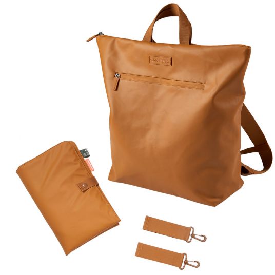 Done by Deer Changing backpack incl. changing mat & stroller attachment - Mustard