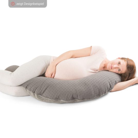 doomoo Storage pillow XL for breastfeeding & relaxing 190 cm - Pure - Taupe