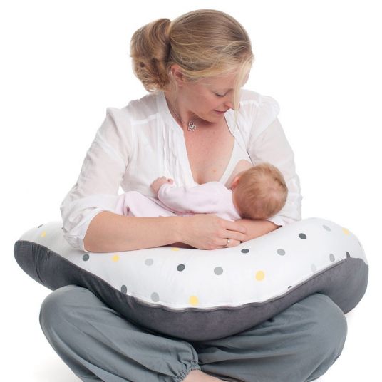 doomoo Positioning pillow XL for breastfeeding & relaxing 200 cm - Pop Grey