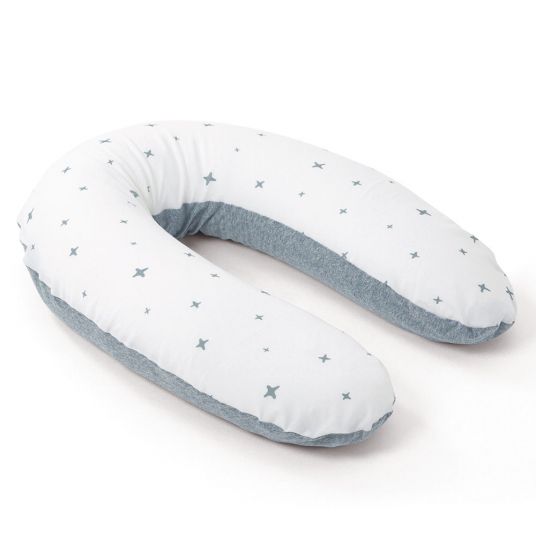 doomoo Nursing pillow Buddy Cotton 180 cm - Stars - Blue
