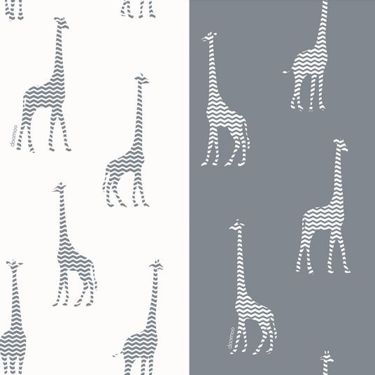 doomoo Stillkissen Softy Cotton 155 cm - Giraffe - Grau