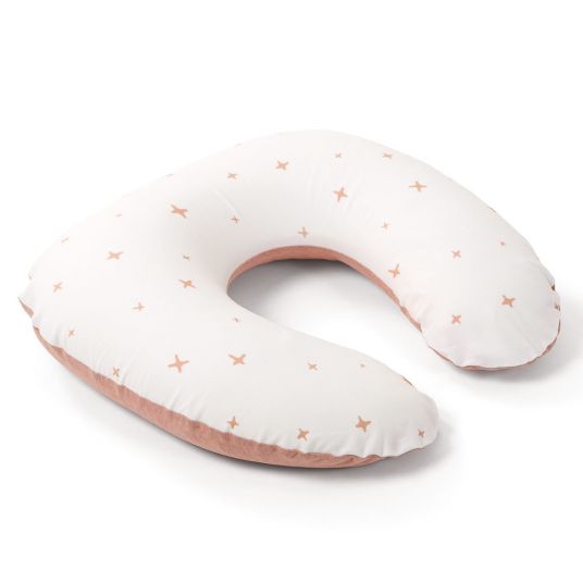 doomoo Nursing pillow Softy Cotton 155 cm - Stars - Pink