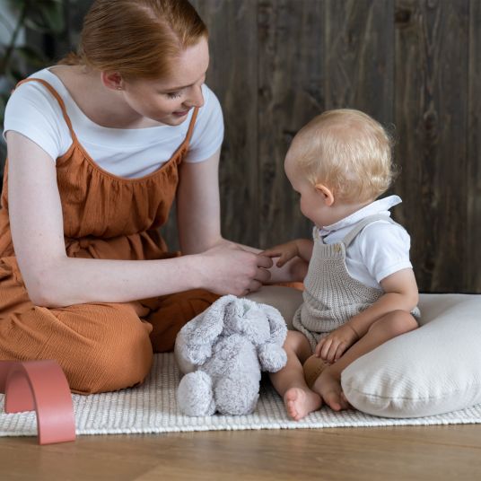 doomoo Softy nursing cushion - with microbead filling incl. organic cotton cover 150 cm - Tetra Sand