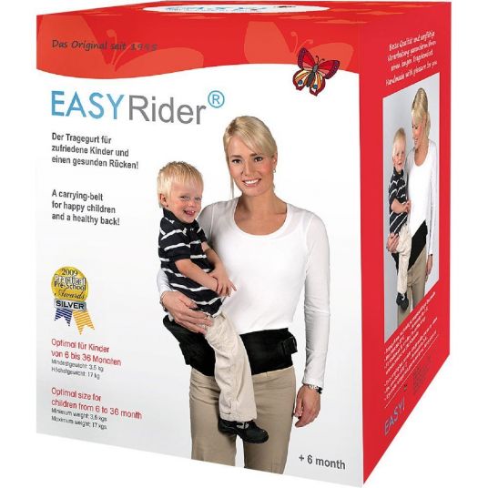 Easy Kindertragesitz Easy Rider - Schwarz