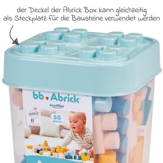 Ecoiffier Abrick building blocks 50 pieces in box