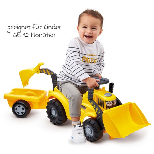 Ecoiffier Wheel loader with trailer