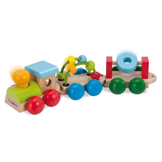 Eichhorn Colorful play train 3 pcs wooden