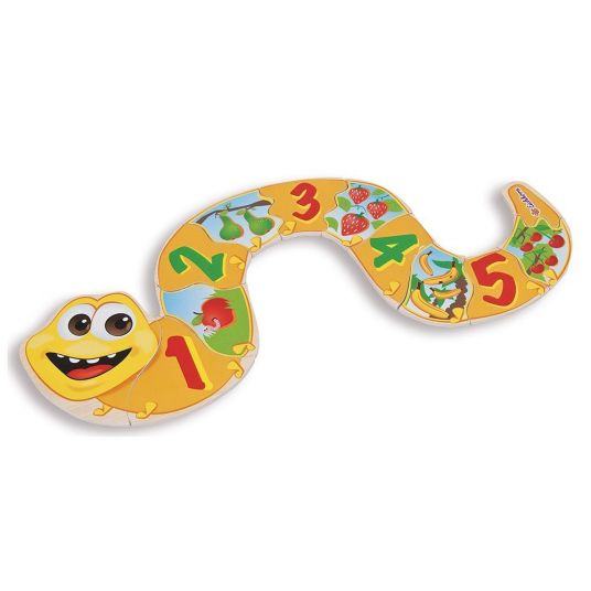 Eichhorn Shape puzzle 12 parts - numbers caterpillar
