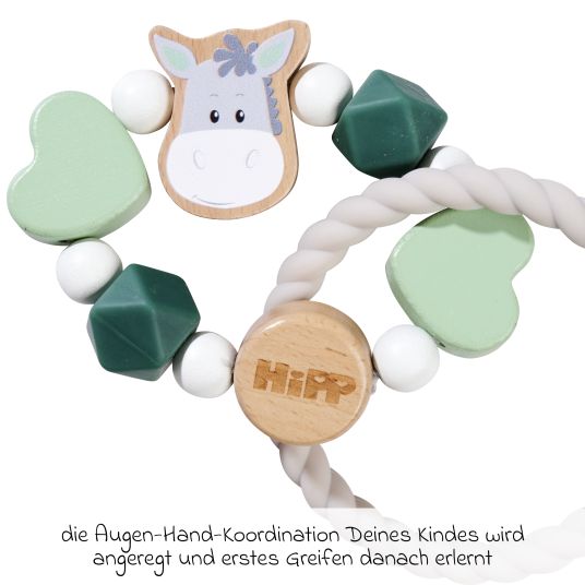 Eichhorn Greifling mit Ring HIPP - Esel