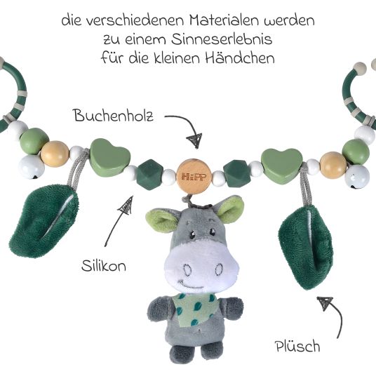 Eichhorn Kinderwagenkette HIPP - Esel