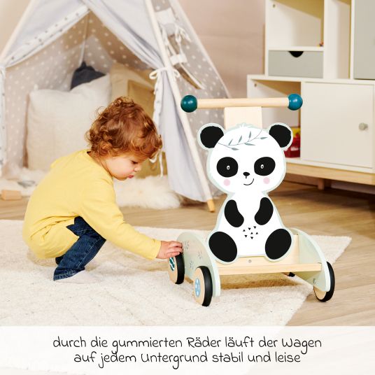 Eichhorn Schiebe-Lauflernwagen - Panda