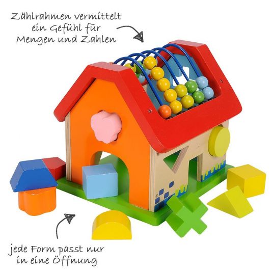 Eichhorn Plug-in and learning playhouse 11 pcs.
