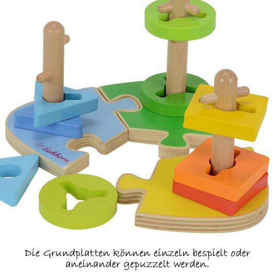 Eichhorn Steckspiel Puzzle 12-tlg.