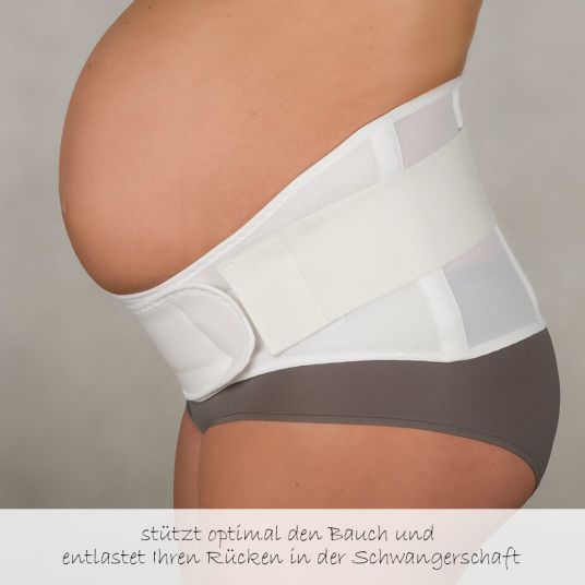 Elanee Stützgürtel für Schwangere - Weiß - Gr. L