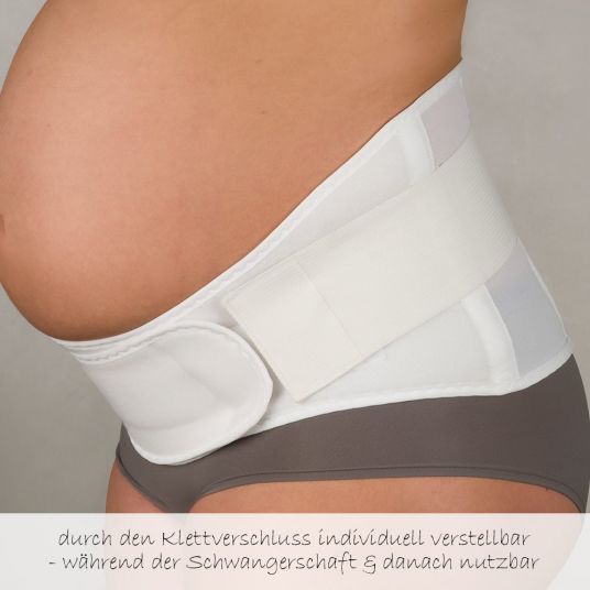 Elanee Stützgürtel für Schwangere - Weiß - Gr. L