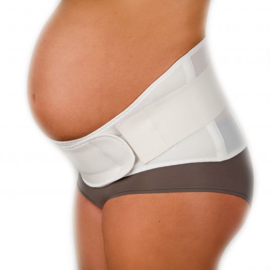 Elanee Cintura di sostegno per donne in gravidanza - Bianco - Taglia XL