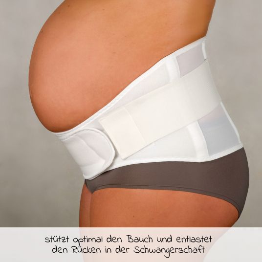Elanee Stützgürtel für Schwangere - Weiß - Gr. XL