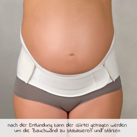 Elanee Support belt for pregnant women - White - Size XL