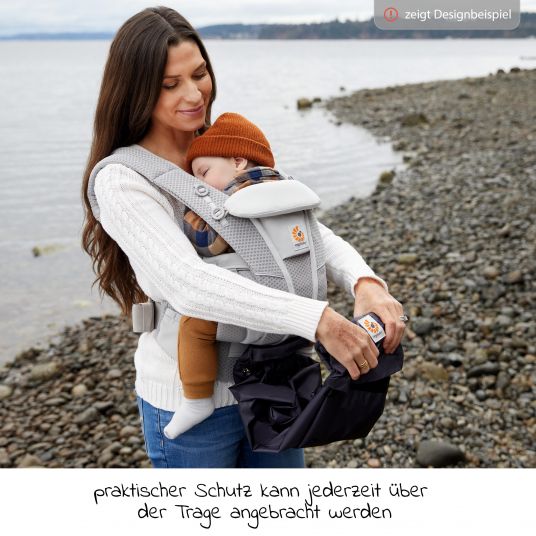 Ergobaby Allwetterschutz All-Weather Cover für Babytragen inkl. Tasche - Charcoal